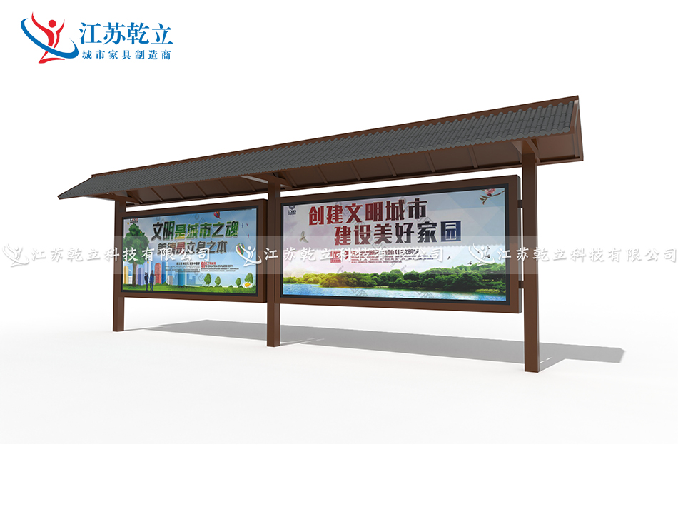 开封仿古候车亭发货